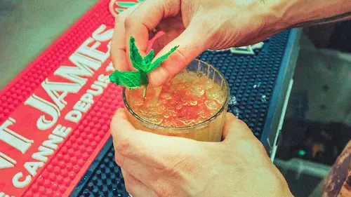 Verre Cocktail Préparation